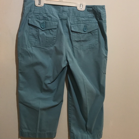 Liz & Co.Green Capris - Picture 3 of 3